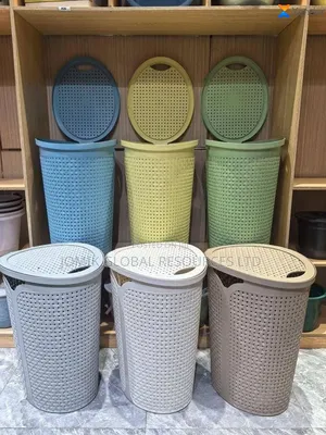 Fancy Woven Laundry Basket