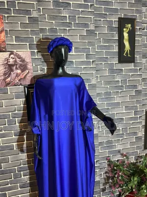Luxurious Silk Bubu Gown