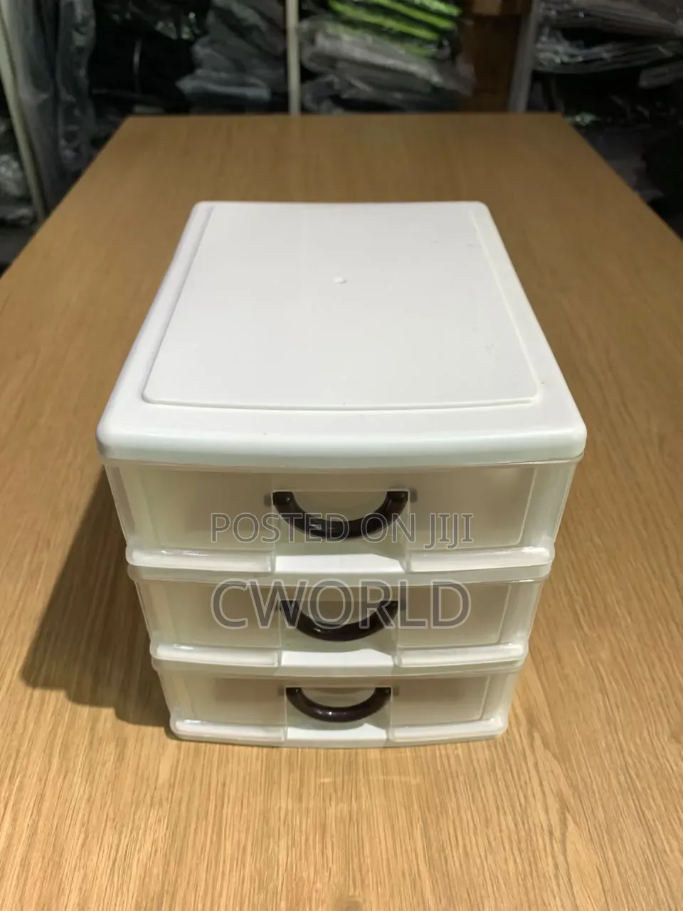 3-Drawer Mini Plastic Storage Organizer