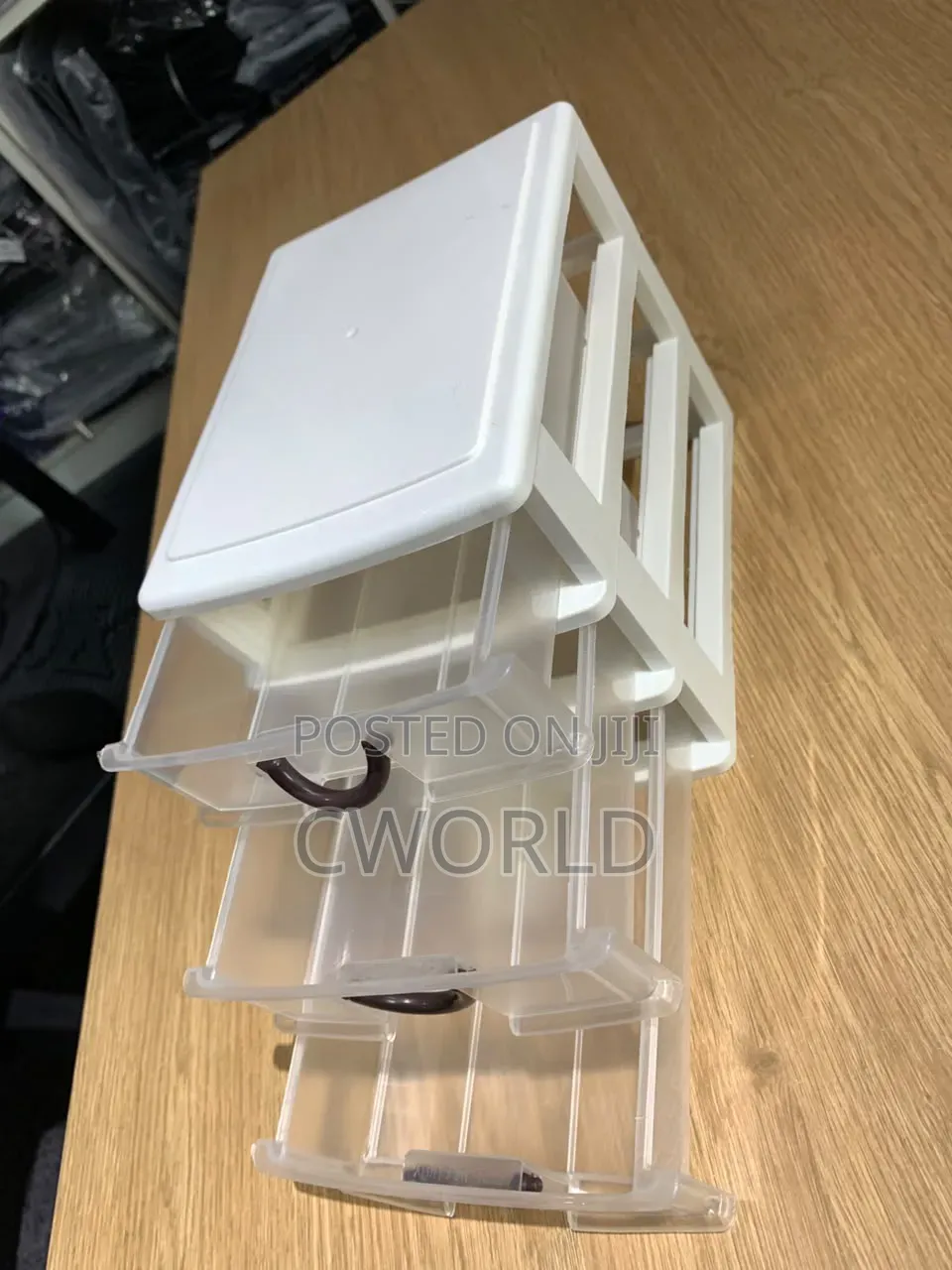 3-Drawer Mini Plastic Storage Organizer