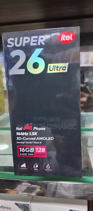 New Itel S26 Ultra 128 GB