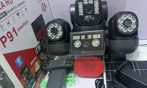 P91 Solar Security Intelligent PTZ 4lens Camera
