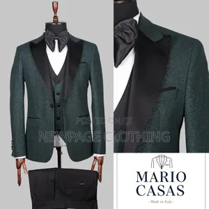 High-End Men's 3-Piece Suit – Stylish Comfortable