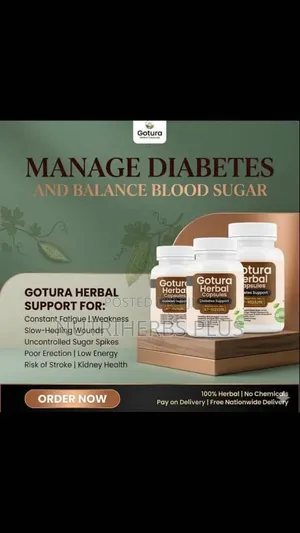 Gotura Herbal Capsules Blood Sugar Levels Constant Fatigue Weakness