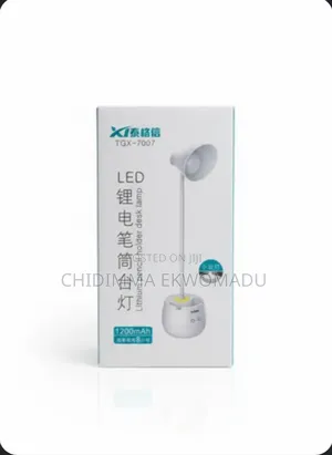 Lithium Pencil Holder Rech.Bright Desk/Foldable Lamp