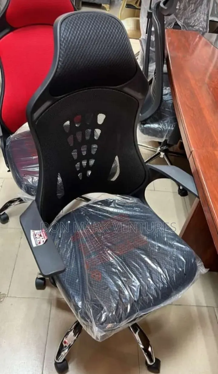 Executive Net Chair With Head Rest