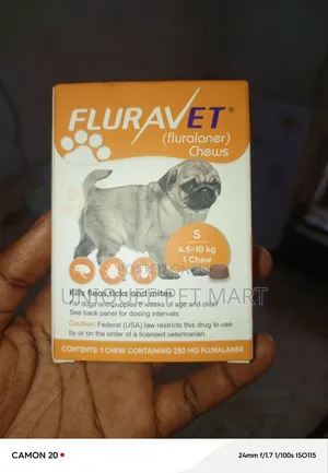 Fluravet Chew Dog Ticks Tablet