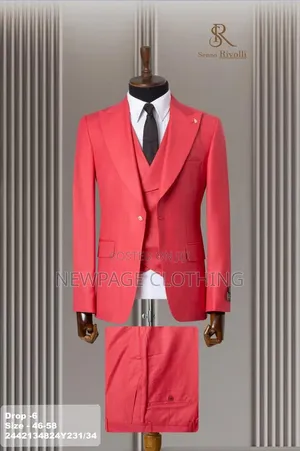 Designer Men's 3-Piece Suit – Elegant Formal Outfit