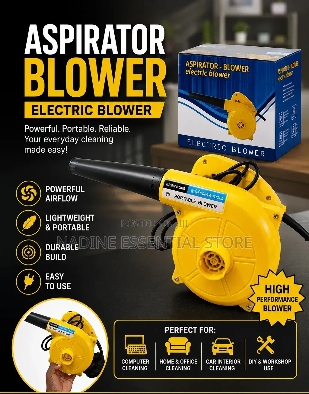 Aspirator Electric Blower