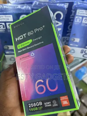 New Infinix Hot 60 Pro+ 256 GB