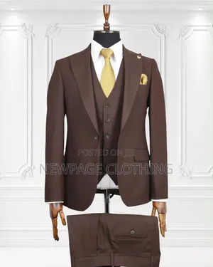 Premium Men's 3-Piece Suit – Luxury Slim Fit Formal Wear