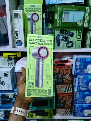 Remax Refrigeration Hand Held Fan Rs-Sf12 200speed Gale