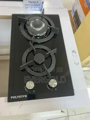 Two Burner Polystar Built in Gas Cooker