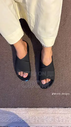 Cross Patterned Birkenstock Slides