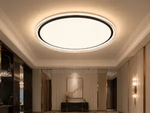 Nordic Minimalist Led Ceiling Light Circular Remote Control Chandelier