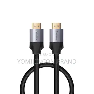 Brand New Baseus Hdmi to Hdmi Male Cable 1m - Dark Grey