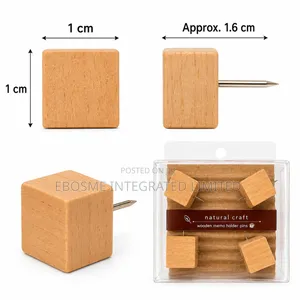 Wooden Memo Push Pin