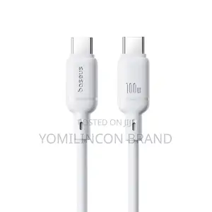 Baseus Silky Series 100w Fast Charging Cable 2m - Moon White