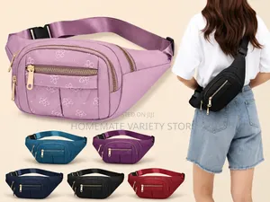 Fashion Cross/ Waist Bag - Black Only