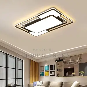 Modern Minimalist Iron Acrylic Led Surface Mounted Ceiling Light.