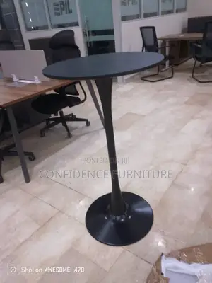 Long Bar Table With Wooden Top