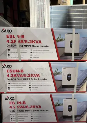 6.2kva 48v Sako Solar Pure Sine Wave Hybrid Inverter Best Importer Ojo