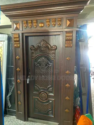 Copper Security Door With Arc 4ft by 7ft