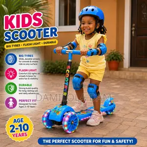 Kids Ride Scooter With Protective Guard