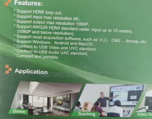 Hdmi Video Capture Card With Loop Out