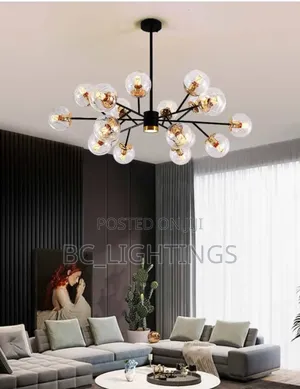 Modern Nordic Led Ceiling Chandelier Glass Lampshade Hanging Lamp