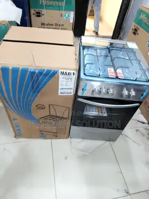 Maxi Premium Inox 4 Burner Standing Gas Cooker