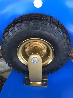 10-Inch 4.10/3.50-4 Pneumatic Rubber Tire and Wheel Assembly (Four Set