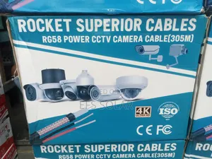 Rocket Superior Rg58 CCTV Camera Power Cable 305m Roll