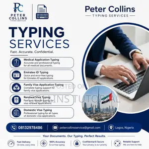 Typing, PDF Format Book Writing
