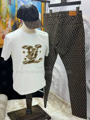 *High Quality Luxury Louis Vuitton Vited Top and Pant Available