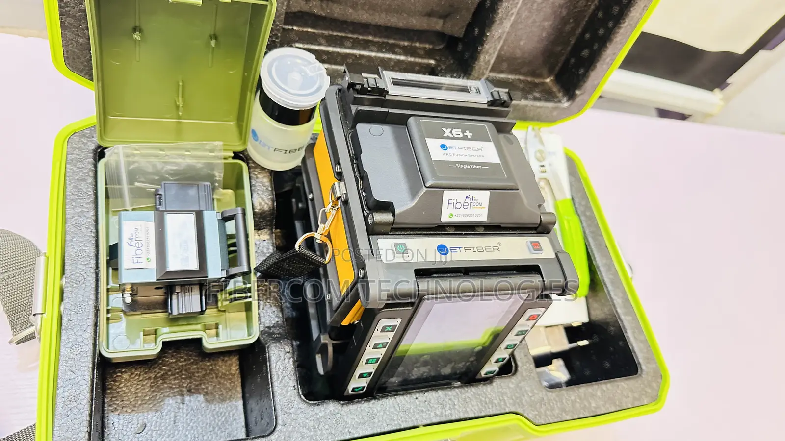 Jetfiber X6+ FTTx Splicing machineBack-Bone