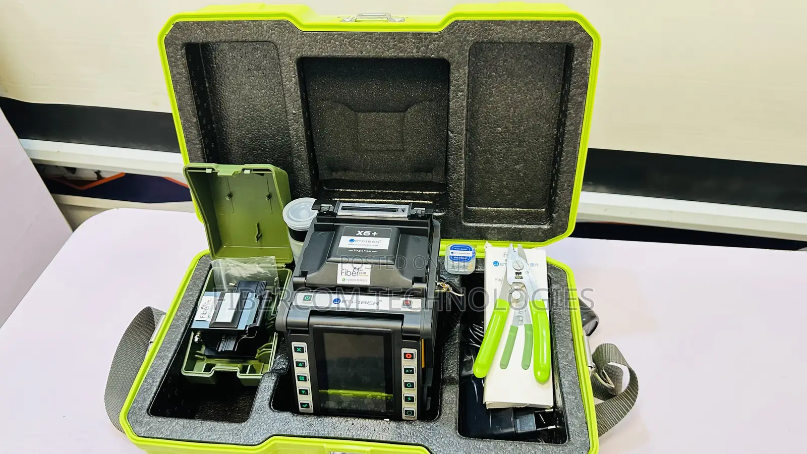 Jetfiber X6+ FTTx Splicing machineBack-Bone