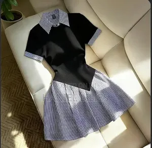 Stripe Chic Gown