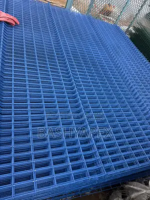 Anti-Finger 2x4(Finger) Panel Mesh Wire Black Green Blue With Pole