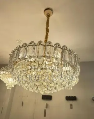 Light Luxury Design Decoration Indoor Cafe Restaurant Crystal