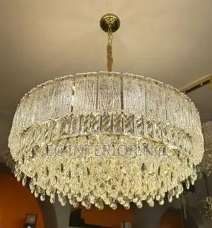 Light Luxury Pendant Lamp Post -Modern Creative Feather Glass