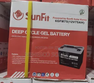 Sunfit 12v 75ah Deep Cycle Gel Battery – Smart Energy Storage