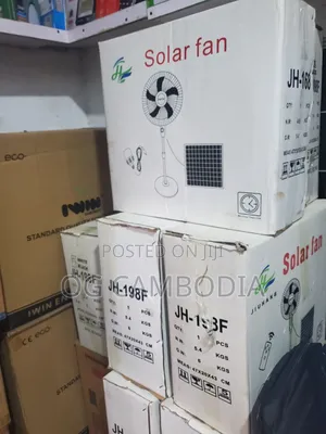 Ac And Dc Solar Fan Available With Promo Price