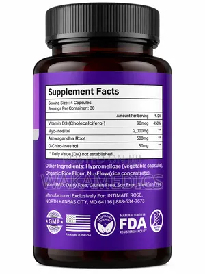 Inimate Rose Myo and D-Chiro Inositol