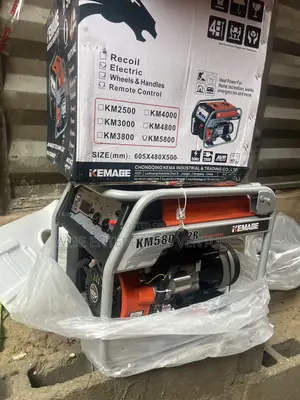 58000e2r 5.5kva Remote Control Key Starter Generator