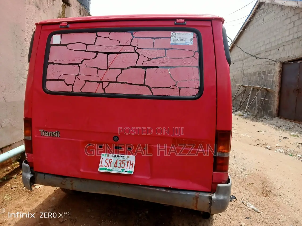 Ford Transit 2002 Red