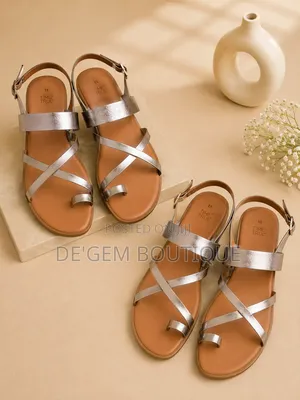 Flat Time Truls Us Leather Sandals