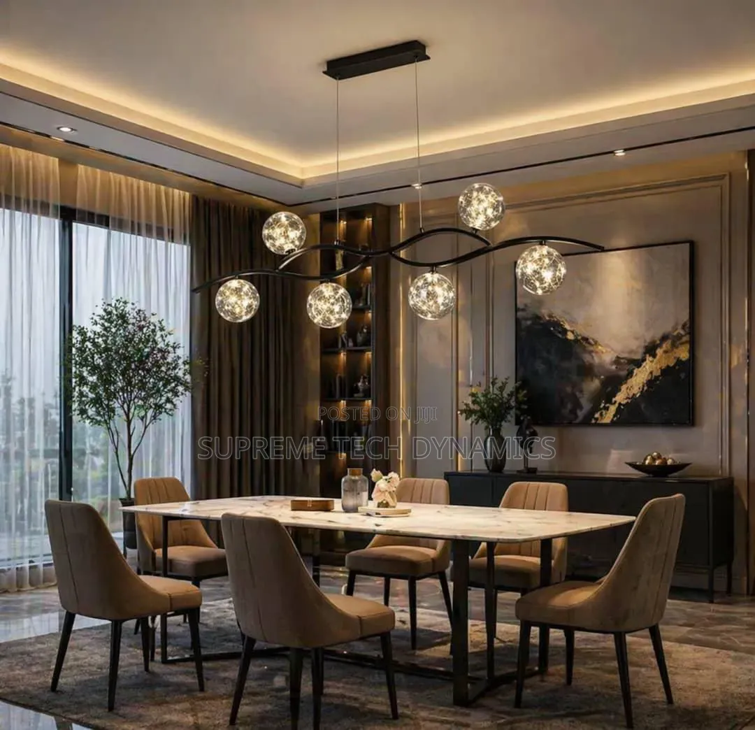 Modern Luxury Dining Staircase Chandelier