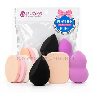 Makeup Sponge Powder Puff Set – Beauty Blender Kit 6 Pieces