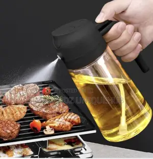 2 in 1 Glass Oil Bottle Dispenser Sprayer